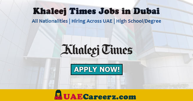 Khaleej Times Jobs